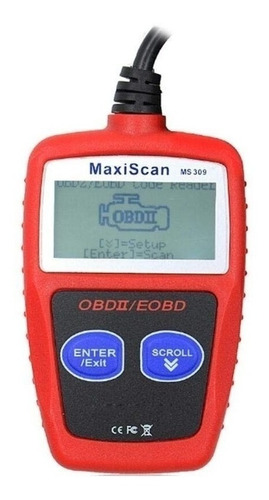 Scanner Automotivo Ms309 Leitor Codigos Obd2 Autel Maxi Scan
