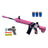  Rifle Automático-manual M416 Hidrogel Rosa Conejo+ Regalos 