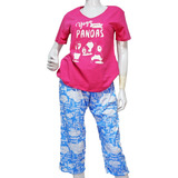 Yoga Para Pandas Pijama De Pantalon Para Dormir Mujer