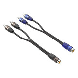 Rockrix Cable Conector Divisor Adaptador Rca Y De 0.6 Pies 1