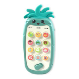 Celular Interactivo Musical Juguete Para Bebes Verde