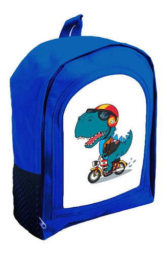 Mochila Azul Infantil  Nena Nene Dinosaurios R15