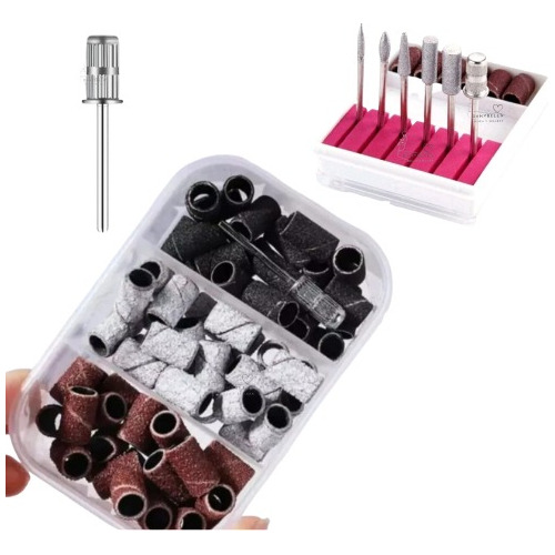 Barrilitos Para Desbasté Gel+ Set De 6 Puntas De Drill Uñas