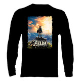 Polera Manga Larga The Legend Of Zelda - Ver 03 - Breath Of 