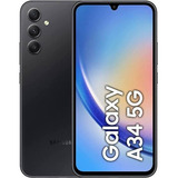 Samsung Galaxy A34 5g Preto 8gb / 256gb + 2 Capas + Película