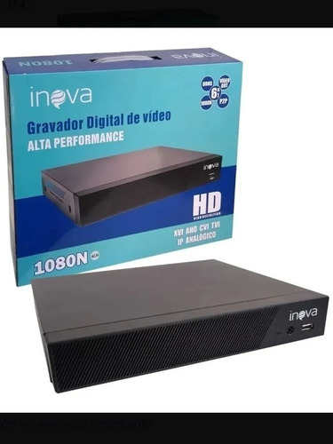 Dvr 4 Canais Inova 5708 6 X 1 Bivolt