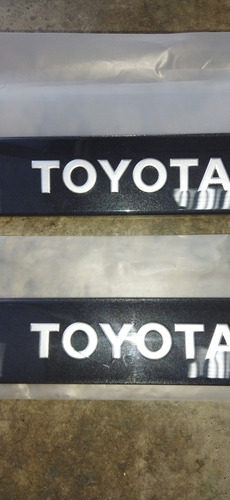 Emblema Compuerta Toyota Land Cruiser Autana Burbuja Originl Foto 3