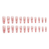 Pegatinas De Uñas False Nail Cloud Para Manicura, 24 Unidade