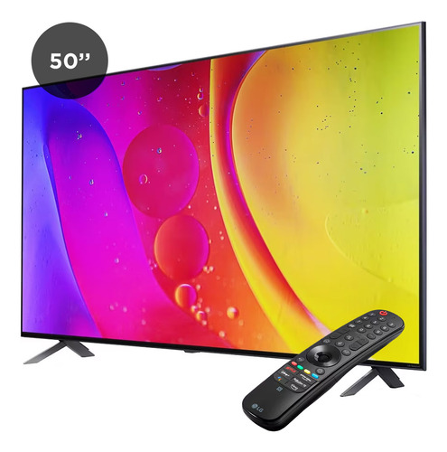 Smart Tv LG Nanocell 50 Pulgadas Nano80sqa 4k Thinq Negro