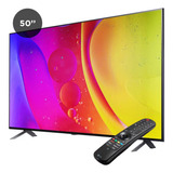 Smart Tv LG Nanocell 50 Pulgadas Nano80sqa 4k Thinq Negro