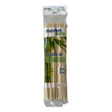 500 Espetos Palitos Bambu Churrasco Petisco Artesanato 25cm