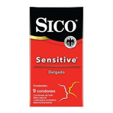 Sico Sensitive Condones Lubricados C/9