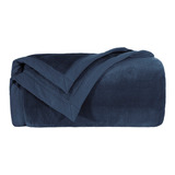 Cobertor Manta Blanket 600 Azul Marinho King - Kacyumara