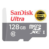 Cartão De Memória Micro Sd Sandisk 128gb Classe 10 Original