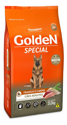 Ração Golden Special Para Cães Adultos Frango E Carne 20kg