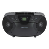 Radio  Casete Bluetooth Aux   Philco Color Negro