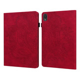 Funda Peacock Roja Para Lenovo Tab M8 Hd