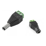 Conector Jack Plug Macho Ficha Hembra Hueco Bornera Camara