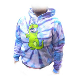 Sudadera Hoodie Tie Dye Reptar Rugrats Y Gorrito De Regalo