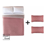 Edredon King Size Mas Fundas Almohada Novo Deep Rose Vianney