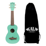 Ukulele Kala Mk-ss Soprano 12 Trastes Para Niños Con Funda Color Verde