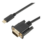 Cable Adaptador Convertidor Macho Usb-c A Vga 1.8m Calidad