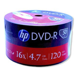 Dvd-r Hp  16 X 4.7 Gb Disco Virgen 50 Piezas.