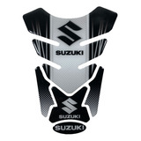 Cubre Tanque Moto Tankpad Silicon Suzuki Negro Racing