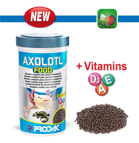 Prodac Axolotl Granules 150gr Ajolotes Tritones Vitaminas