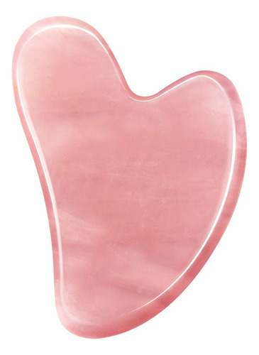 Herramienta De Masaje Gua Sha De Cuarzo Rosa, Herramienta De