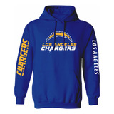 Sudadera Mod Los Angeles Chargers Nfl Estampado En Vinil