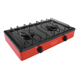 Parrilla De Gas Lp 2 Quemadores Fraga P104 Rojo