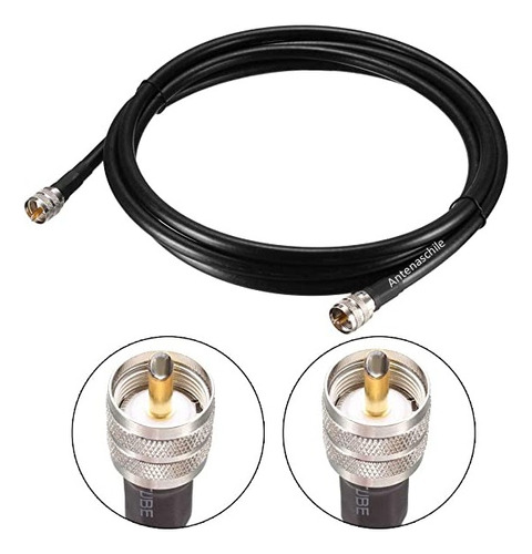 20 Metros Cable Coaxial  Lmr400 Conectores De Radio Base