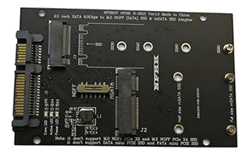 2 Em 1 Ngff M.2/msata Ssd Iii Gabinete De Placa Adaptadora