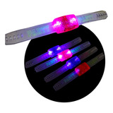 Pulsera Audioritmica Led Sensorial Cotillon Luminoso Pack X5