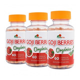 Goji Berry Organic Fv 180 Cap 3x60 Adelgazante. Envio Gratis