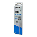 Pack X 5 Cable Usb A Micro Usb Dinax 5.1a 2m Carga Rapida