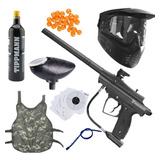 Marcadora Gotcha Paintball Paquete Spyder Conquest Xtrm P