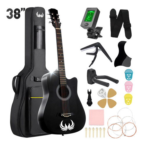 Guitarra Acústica Clasica 38in Universal Kit De Guitarra