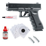 Marcadora Glock 17 Gen 3 Co2 Blowback Bbs 4.5mm Xchws C