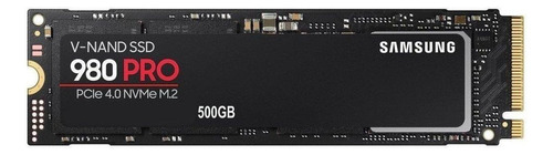 Disco Sólido Ssd Interno Samsung 980 Pro 500gb Negro.