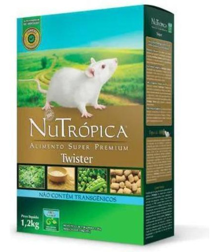 Alimento Nutrópica Para Twister Embalagem De 1,2kg