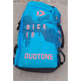 Vela Kite Dice 10 M Duotone Usada  Como Nueva