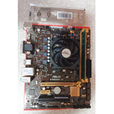 Kit Placa-mãe Asus A55bm-e + Processador Amd A4-4000 + 4gb