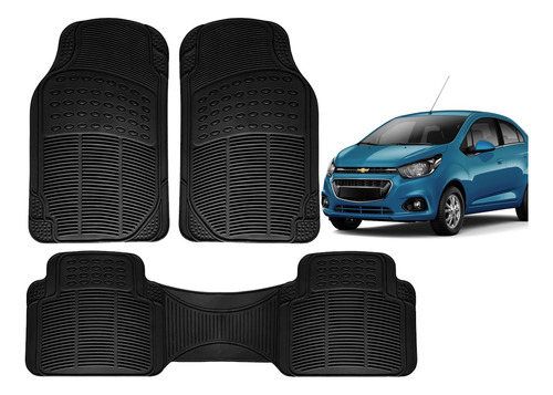 Tapetes 3 Piezas Para Chevrolet Beat De Uso Rudo Universales