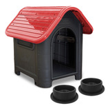 Casinha Pet + Brinde Cachorro Cães Casa Plastico Dog Home N3