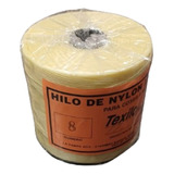 Hilo Nylon N°8 Encerado Para Atar Coser A Mano Bobinado 580m