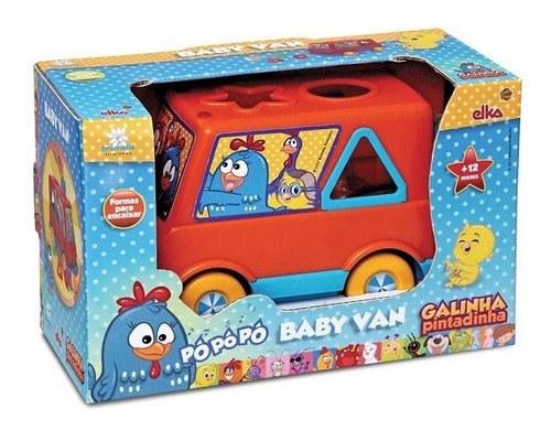 Baby Van Galinha Pintadinha Elka 857