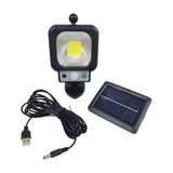 Lampara Reflector Luz 30 Led Panel Solar Sensor Movimiento!!