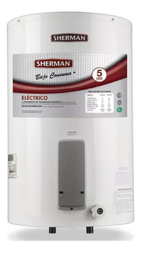 Termotanque Electrico Sherman 55 Lt De Pie Superior Tepc055